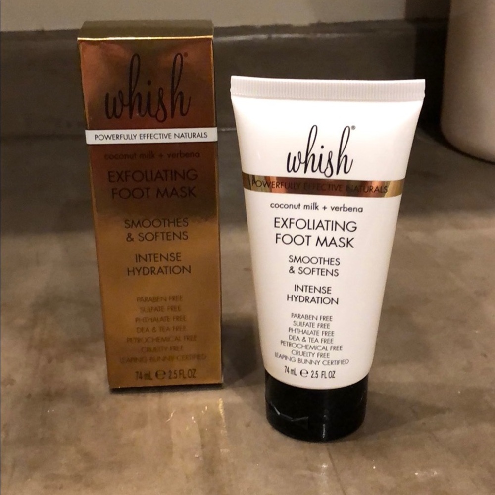 Whish exfoliating foot mask